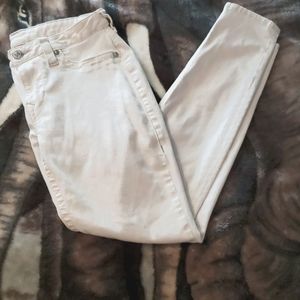True Religion Curvy Skinny white jeans